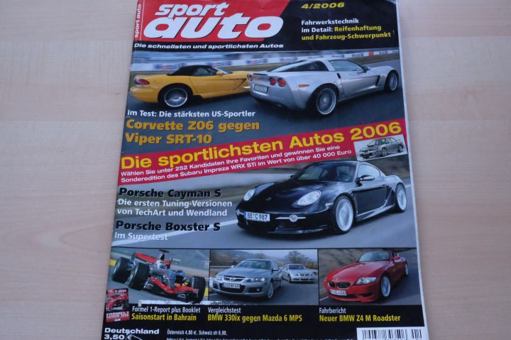 Deckblatt Sport Auto (04/2006)